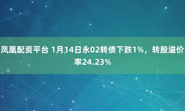 凤凰配资平台 1月14日永02转债下跌1%，转股溢价率24.23%